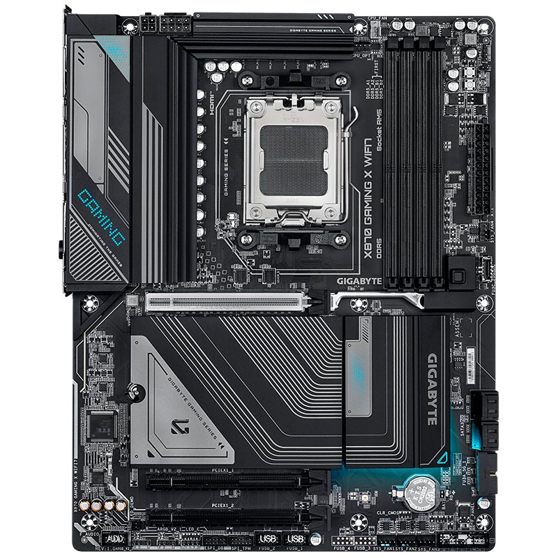 Motherboard GIGABYTE X870 GAMING X WIFI7, Chipset AMD X870, Socket AMD AM5, ATX 1-compudisa Motherboard GIGABYTE X870 GAMING X WIFI7, Chipset AMD X870, Socket AMD AM5, ATX