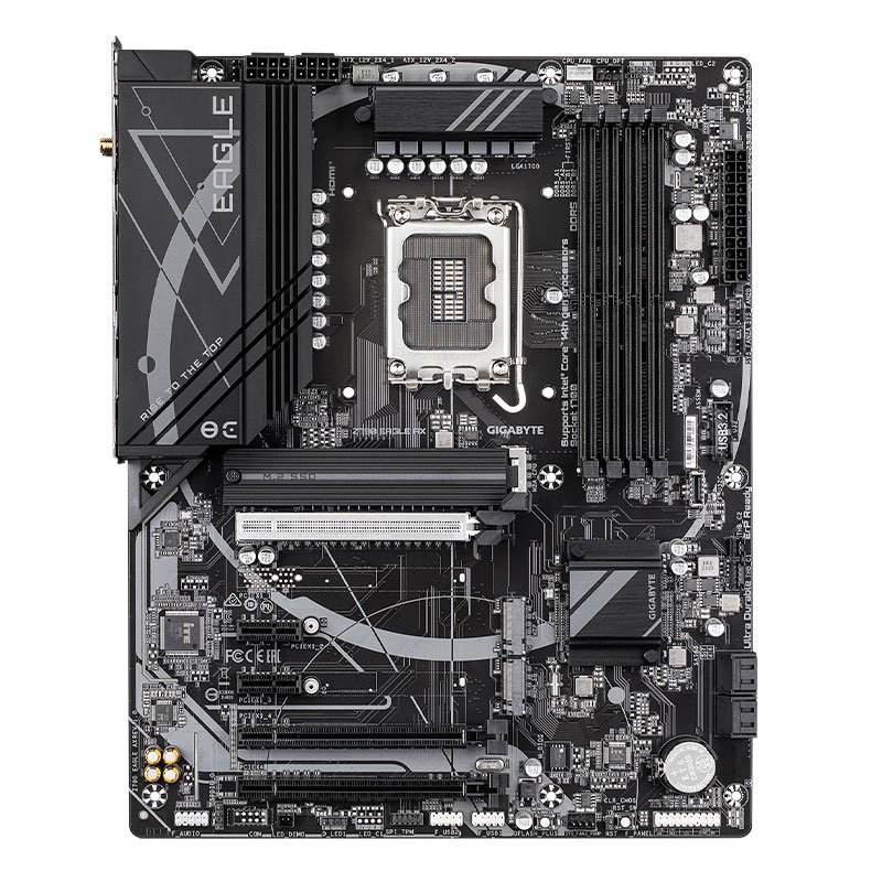 Motherboard Gigabyte Z790 EAGLE AX (rev. 1.0), Chipset Intel Z790, LGA1700, ATX 1-compudisa Motherboard Gigabyte Z790 EAGLE AX (rev. 1.0), Chipset Intel Z790, LGA1700, ATX