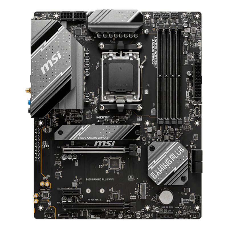 Motherboard MSI B650 GAMING PLUS WIFI, Chipset AMD B650, Socket AMD AM5, ATX 1-compudisa Motherboard MSI B650 GAMING PLUS WIFI, Chipset AMD B650, Socket AMD AM5, ATX