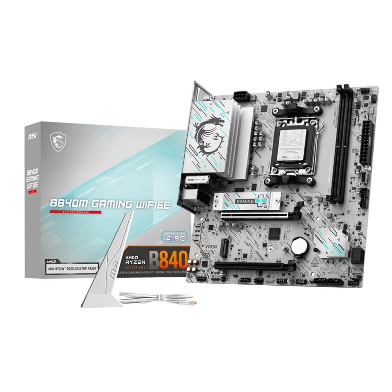 Motherboard MSI B840M GAMING WIFI6E, Chipset AMD B840, Socket AMD AM5, mATX 1-compudisa Motherboard MSI B840M GAMING WIFI6E, Chipset AMD B840, Socket AMD AM5, mATX