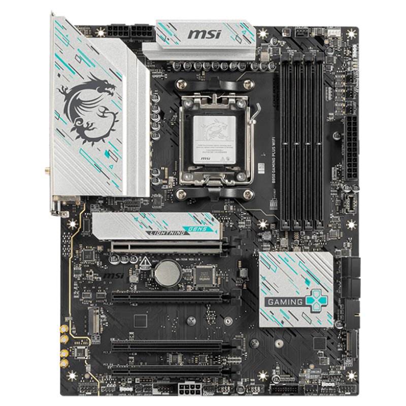 Motherboard MSI B850 GAMING PLUS WIFI, Chipset AMD B850, Socket AMD AM5, ATX 1-compudisa Motherboard MSI B850 GAMING PLUS WIFI, Chipset AMD B850, Socket AMD AM5, ATX