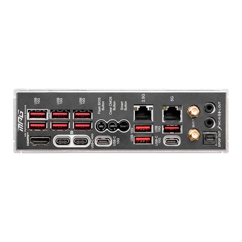 Motherboard MSI MPG X870E CARBON WIFI, Chipset AMD X870E, Socket AMD AM5, ATX 2-compudisa Motherboard MSI MPG X870E CARBON WIFI, Chipset AMD X870E, Socket AMD AM5, ATX - Imagen 2