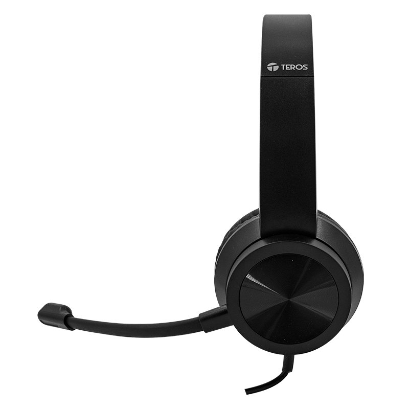 Audífono TEROS TE-8037N (HEADSET), negro 2-compudisa Audífono TEROS TE-8037N (HEADSET), negro - Imagen 2