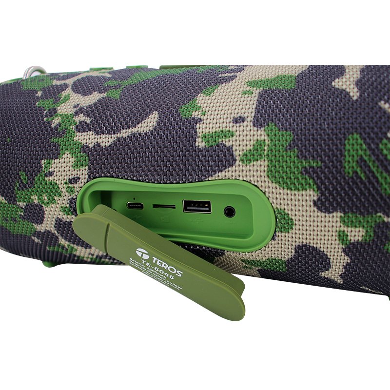 Parlante Ultra TE-6046G, color verde militar camuflado, 40 W 2-compudisa Parlante Ultra TE-6046G, color verde militar camuflado, 40 W - Imagen 2