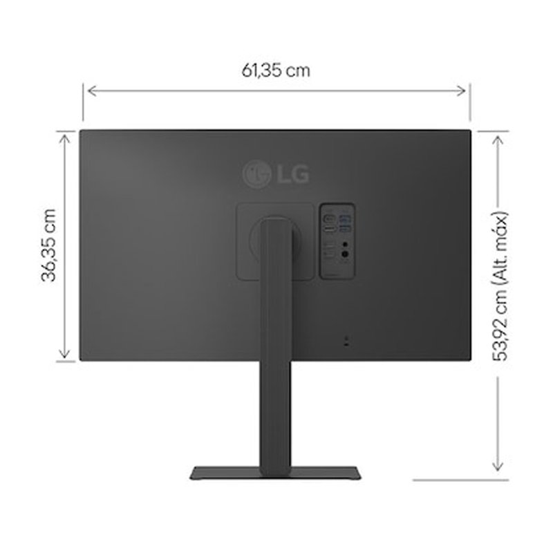 Monitor LG 27U730A-B, 27/4K UHD/IPS/60Hz/HDMIx2/DP/Headphones-out (3-polos, Solo Sonido) 2-compudisa Monitor LG 27U730A-B, 27/4K UHD/IPS/60Hz/HDMIx2/DP/Headphones-out (3-polos, Solo Sonido) - Imagen 2