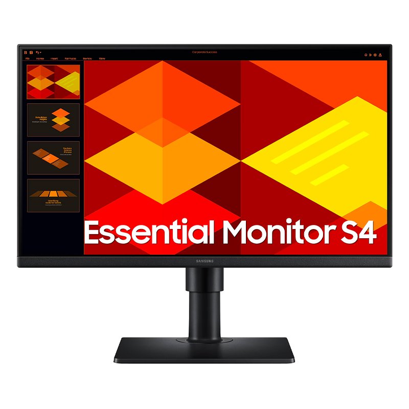 Monitor plano SAMSUNG Essential Monitor S4, 22” FHD IPS, 100Hz, HDMI, DP 1-compudisa Monitor plano SAMSUNG Essential Monitor S4, 22” FHD IPS, 100Hz, HDMI, DP