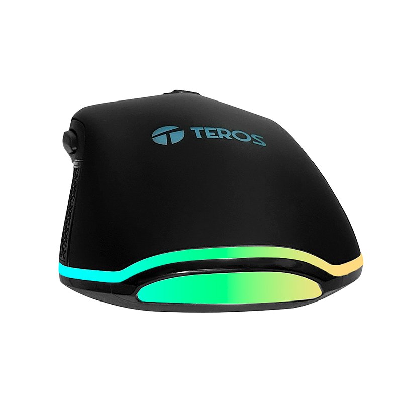 Mouse gamer TEROS TE-1211G, 7 botones, RGB, negro 3-compudisa Mouse gamer TEROS TE-1211G, 7 botones, RGB, negro - Imagen 3