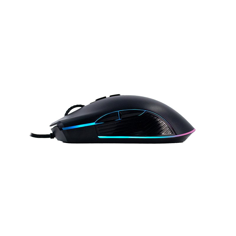 Mouse Gamer Teros TE-1233G, DPI hasta 7200, RGB,7 Botones, USB, Negro 2-compudisa Mouse Gamer Teros TE-1233G, DPI hasta 7200, RGB,7 Botones, USB, Negro - Imagen 2
