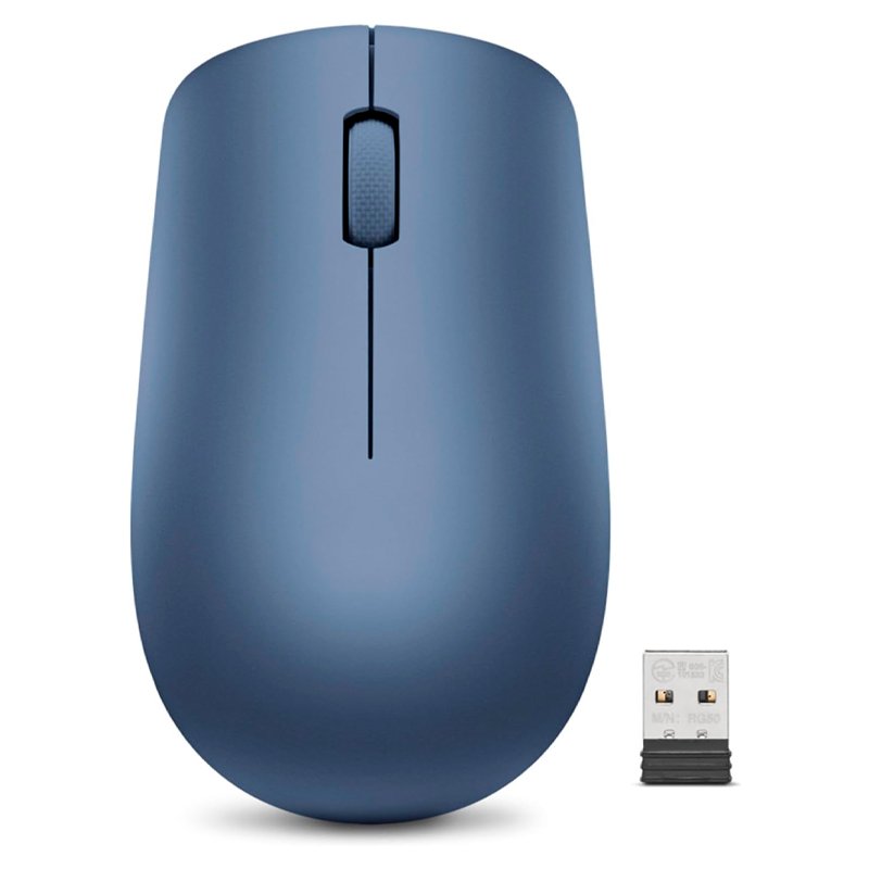 Mouse LENOVO 530, Interfaz sensor óptico, 1200DPI, 3 botones, Color abismo azul 1-compudisa Mouse LENOVO 530, Interfaz sensor óptico, 1200DPI, 3 botones, Color abismo azul