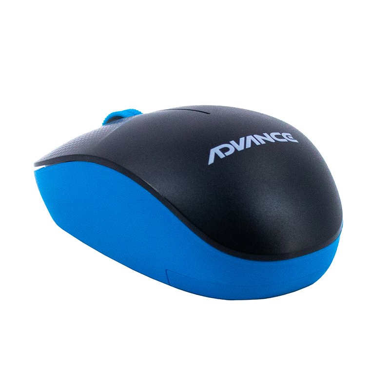 Mouse inalámbrico ADV-1238S, USB, 3 botones, azul 1-compudisa Mouse inalámbrico ADV-1238S, USB, 3 botones, azul