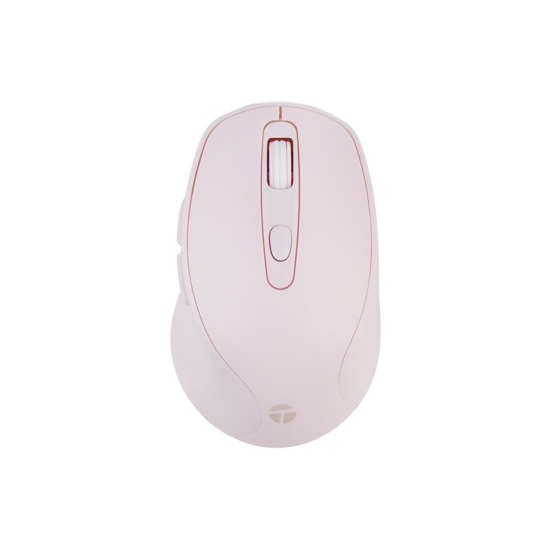 Mouse inalámbrico TEROS TE-1234S, 2.4GHz, 6 botones, USB, rosado 1-compudisa Mouse inalámbrico TEROS TE-1234S, 2.4GHz, 6 botones, USB, rosado