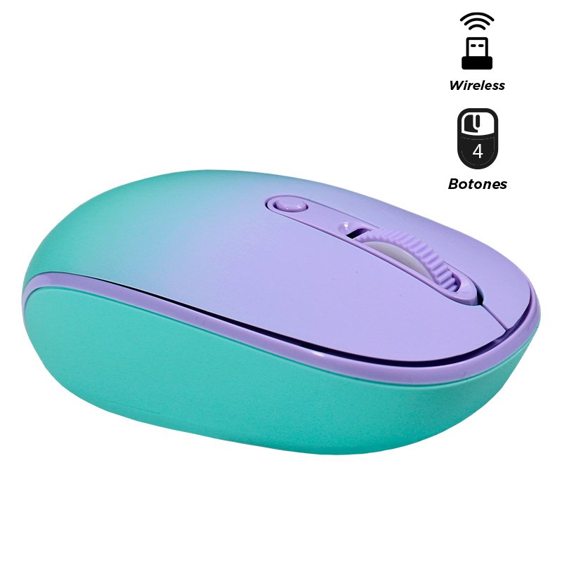 Mouse óptico inalámbrico TEROS TE-1224S, 1000 DPI, receptor USB, 4 botones 1-compudisa Mouse óptico inalámbrico TEROS TE-1224S, 1000 DPI, receptor USB, 4 botones