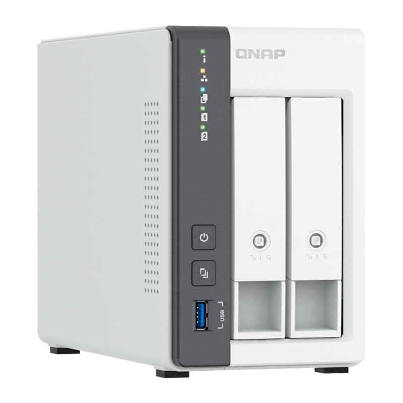 Servidor NAS QNAP TS-216G, ARM Cortex A55 4C/2GHz, 4GB RAM (On-Board), Bahias: 2x3.5” SATA 1-compudisa Servidor NAS QNAP TS-216G, ARM Cortex A55 4C/2GHz, 4GB RAM (On-Board), Bahias: 2×3.5” SATA