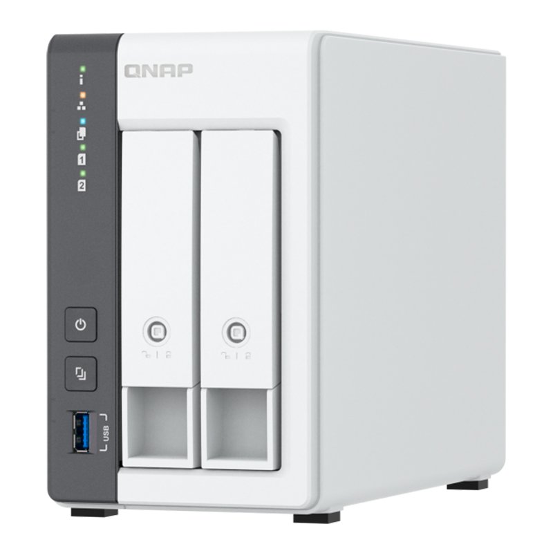 Servidor NAS QNAP TS-216G, ARM Cortex A55 4C/2GHz, 4GB RAM (On-Board), Bahias: 2x3.5” SATA 3-compudisa Servidor NAS QNAP TS-216G, ARM Cortex A55 4C/2GHz, 4GB RAM (On-Board), Bahias: 2x3.5” SATA - Imagen 3