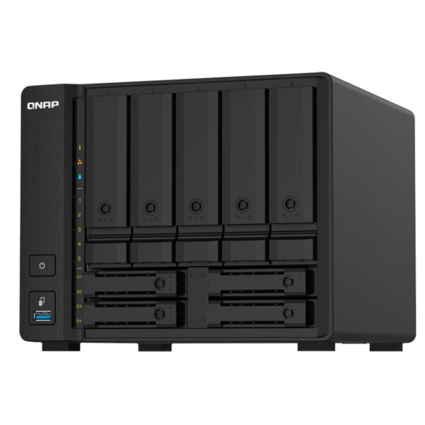 Servidor NAS QNAP TS-932PX-4G ARM Cortex-A57 4C/1.7GHz 4GB DDR4 Bahias: 5×3.5”+4×2.5” SATA