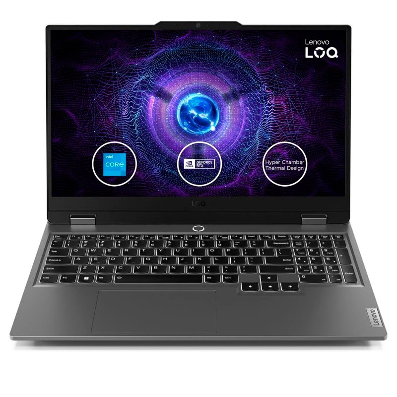 Notebook Lenovo LOQ 15IAX9 15.6” FHD IPS, Core i5-12450HX hasta 4.4GHz 8GB DDR5-4800MHz 1-compudisa Notebook Lenovo LOQ 15IAX9 15.6” FHD IPS, Core i5-12450HX hasta 4.4GHz 8GB DDR5-4800MHz