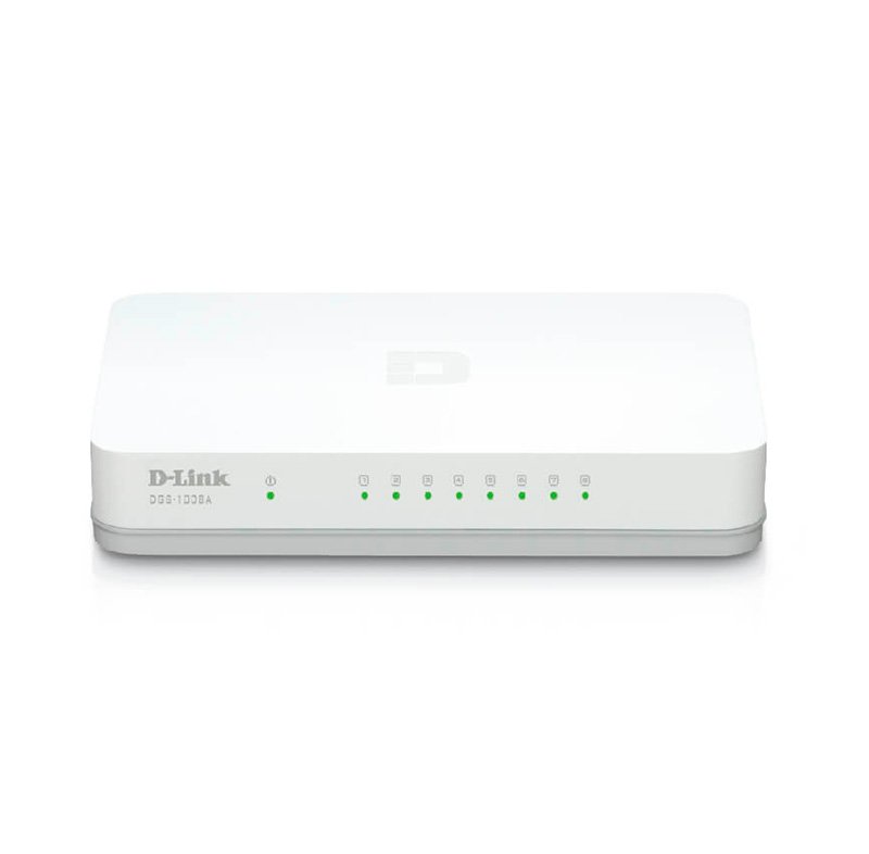 Switch D-Link DGS-1008A, 8 RJ-45 10/100/1000 Mbps, MDI/MDIX, CSMA/CD. 1-compudisa Switch D-Link DGS-1008A, 8 RJ-45 10/100/1000 Mbps, MDI/MDIX, CSMA/CD.