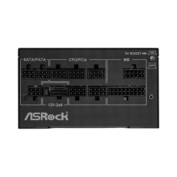 Fuente de alimentación Asrock PG-850G, 850W, ATX, 80 Plus Gold.