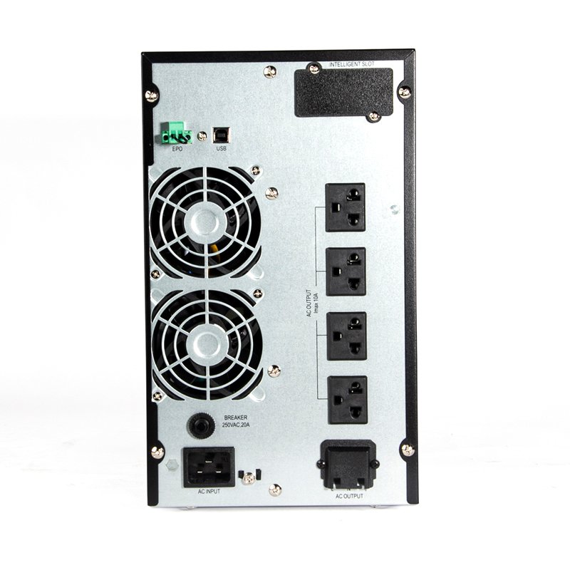 UPS Elise UDC-3K-T-G2, On-Line, 3kVA, 2.7KW, 100V ~ 300VAC, Display LCD. 2-compudisa UPS Elise UDC-3K-T-G2, On-Line, 3kVA, 2.7KW, 100V ~ 300VAC, Display LCD. - Imagen 2