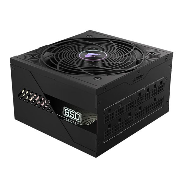 Fuente de alimentación Gigabyte GP-AE850PM PG5, 850W, 80 PLUS Platinum, Formato ATX.