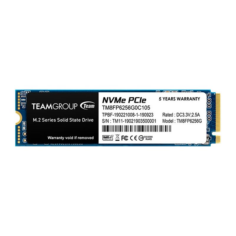 Unidad en estado solido MP33 M.2 PCIe SSD, 256GB, DC +3.3V 1-compudisa Unidad en estado solido MP33 M.2 PCIe SSD, 256GB, DC +3.3V
