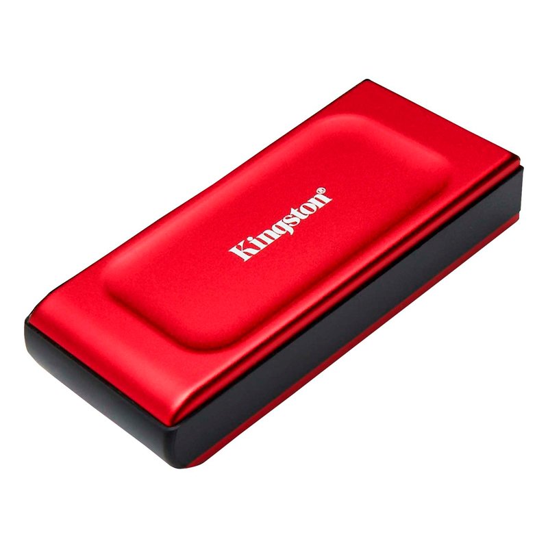 Unidad en estado sólido externa Kingston XS1000, 1TB, USB 3.2 Gen 2 Tipo-C, Color Rojo 2-compudisa Unidad en estado sólido externa Kingston XS1000, 1TB, USB 3.2 Gen 2 Tipo-C, Color Rojo - Imagen 2
