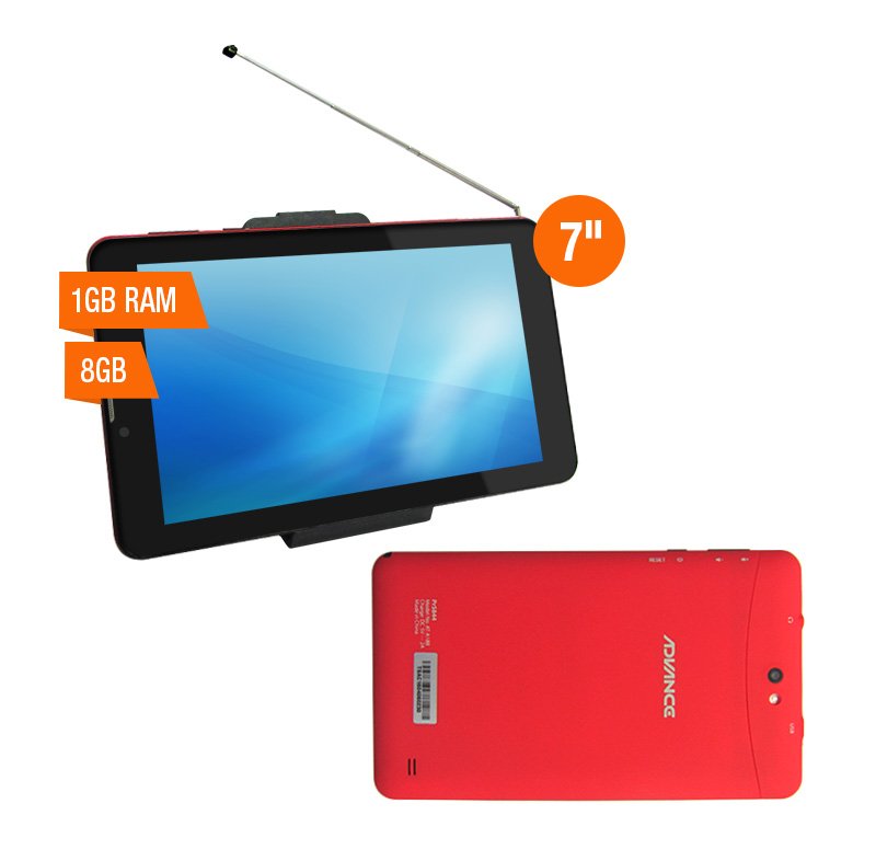 Tablet Advance Prime PR6144, 7” 1024x600, Android 4.4, 3G, Dual SIM, 8GB, 1GB, DTV. 1-compudisa Tablet Advance Prime PR6144, 7” 1024×600, Android 4.4, 3G, Dual SIM, 8GB, 1GB, DTV.