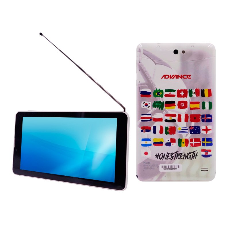 Tablet Advance Prime PR6145, 7” 1024x600, Android 4.4, 3G, Dual SIM, 8GB, 1GB, DTV. 1-compudisa Tablet Advance Prime PR6145, 7” 1024×600, Android 4.4, 3G, Dual SIM, 8GB, 1GB, DTV.