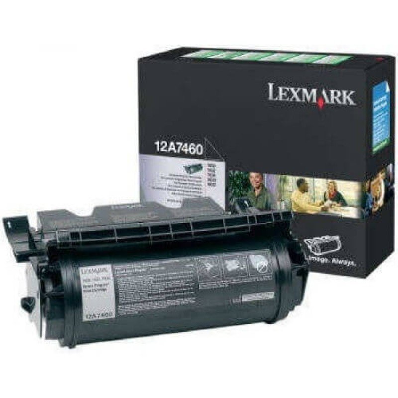 Toner Lexmark 12a7460 1-compudisa Toner Lexmark 12a7460
