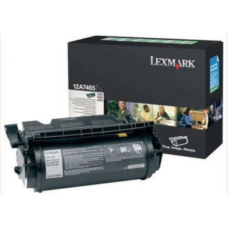 Toner Lexmark 12a7465 1-compudisa Toner Lexmark 12a7465