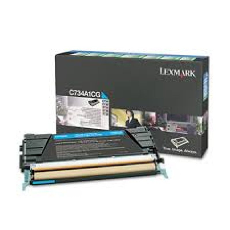 Toner Lexmark C734a1cg Cyan 1-compudisa Toner Lexmark C734a1cg Cyan